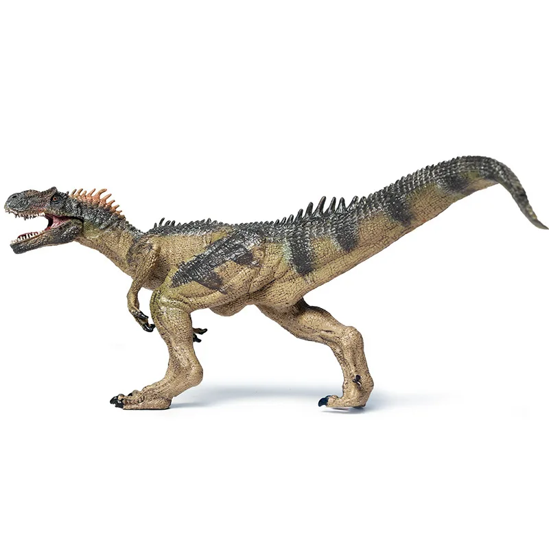 

Модель игрушки Allosaurus, динозавр, унисекс, детские пластиковые орнаменты, креативные фигурки животных, коллекция
