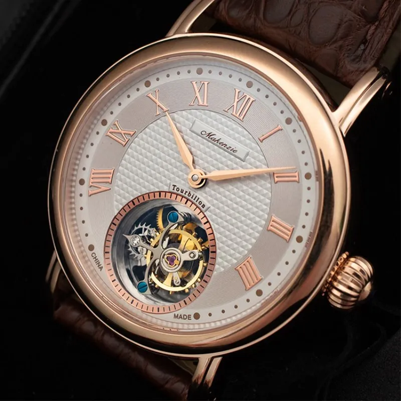 Мужские часы с сапфировым циферблатом, s Tourbillon,, ST8000(818,900), Move, мужские механические наручные часы из крокодиловой кожи, Лидирующий бренд