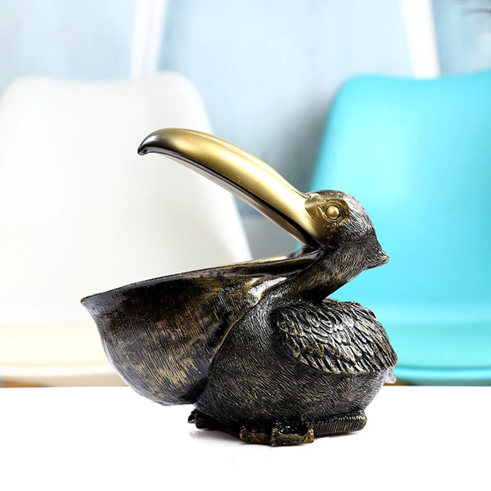 Скандинавские птицы животное креативное пеликанское украшение для гостиной спальни украшение для хранения ключей фигурка животного украшения