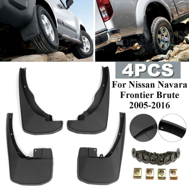 4PCS Auto Schlamm Flaps für Nissan Navara Frontier Brute D40 2005 ~ 2016  Kotflügel Splash Guards Kotflügel Schmutzfänger Auto zubehör - AliExpress