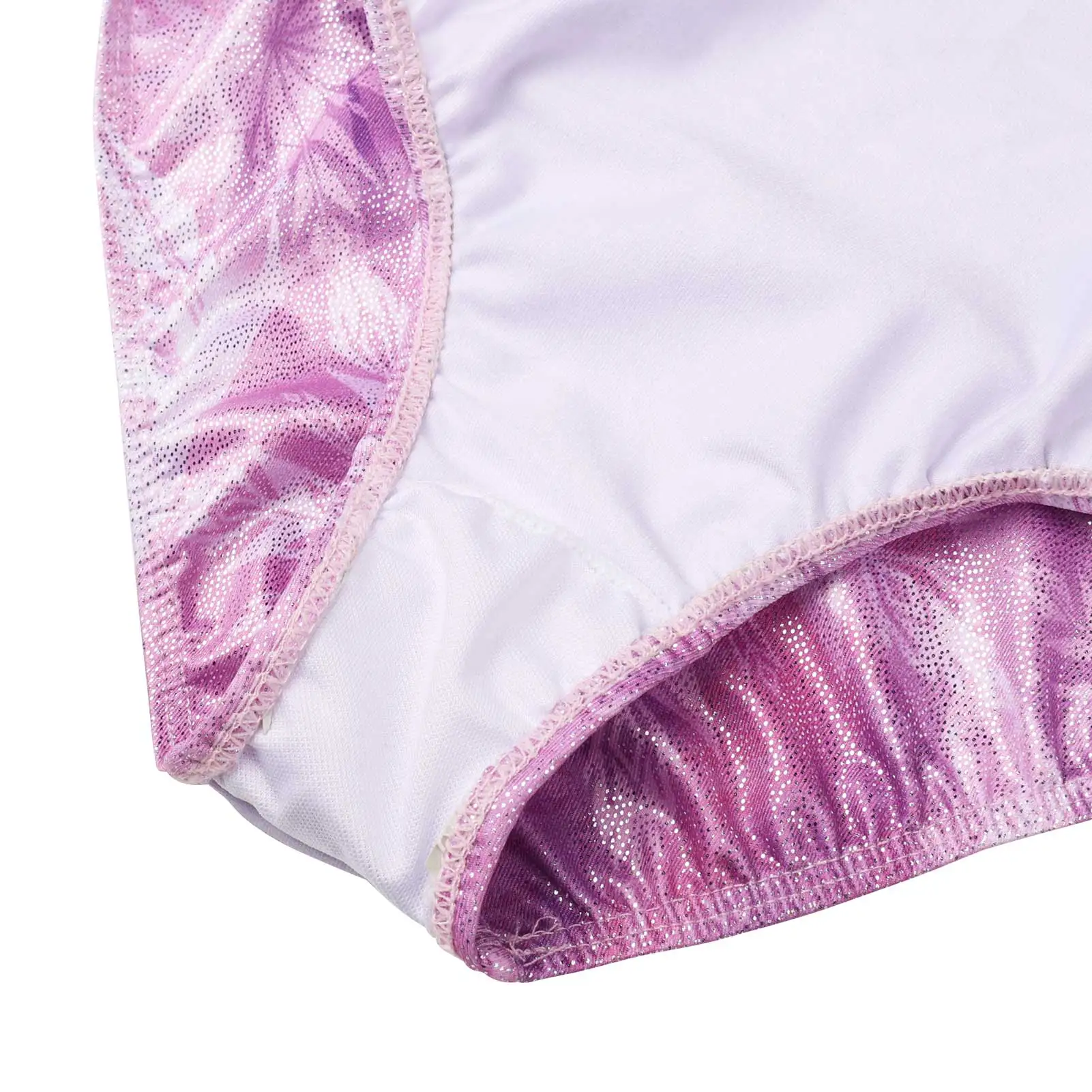 Children dance leotards Gymnastics dancewear sets Girls Ballet Leotard Snowflake Print Teens Practice Outfit Dance Wear Ballerina Bodysuit Jumpsuit
