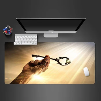 

Best Selling The Key To Time Mouse Pad High Quality Fast Rubber Mousepad Computer Gaming Big Mouse Of Mat To Gamer Mouse Pad