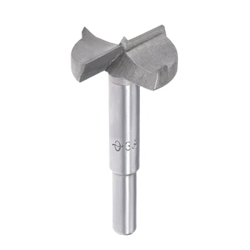 

uxcell Forstner Wood Boring Drill Bit 38mm Dia Hole Saw Carbide Tip Round Shank Cutting for Hinge Plywood MDF CNC Tool