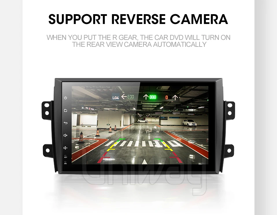 Discount uniway ATY9071 Android 9.0car dvd for Suzuki SX4 2006 2007 2008 2009 2010 2011 2012 2013 car radio gps  navigation 15