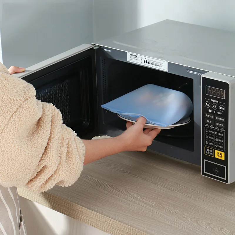 Силиконовый мешок для хранения еды многоразовые Ziplock Сумки для хранения еды герметичное уплотнение микроволновая безопасность TP899