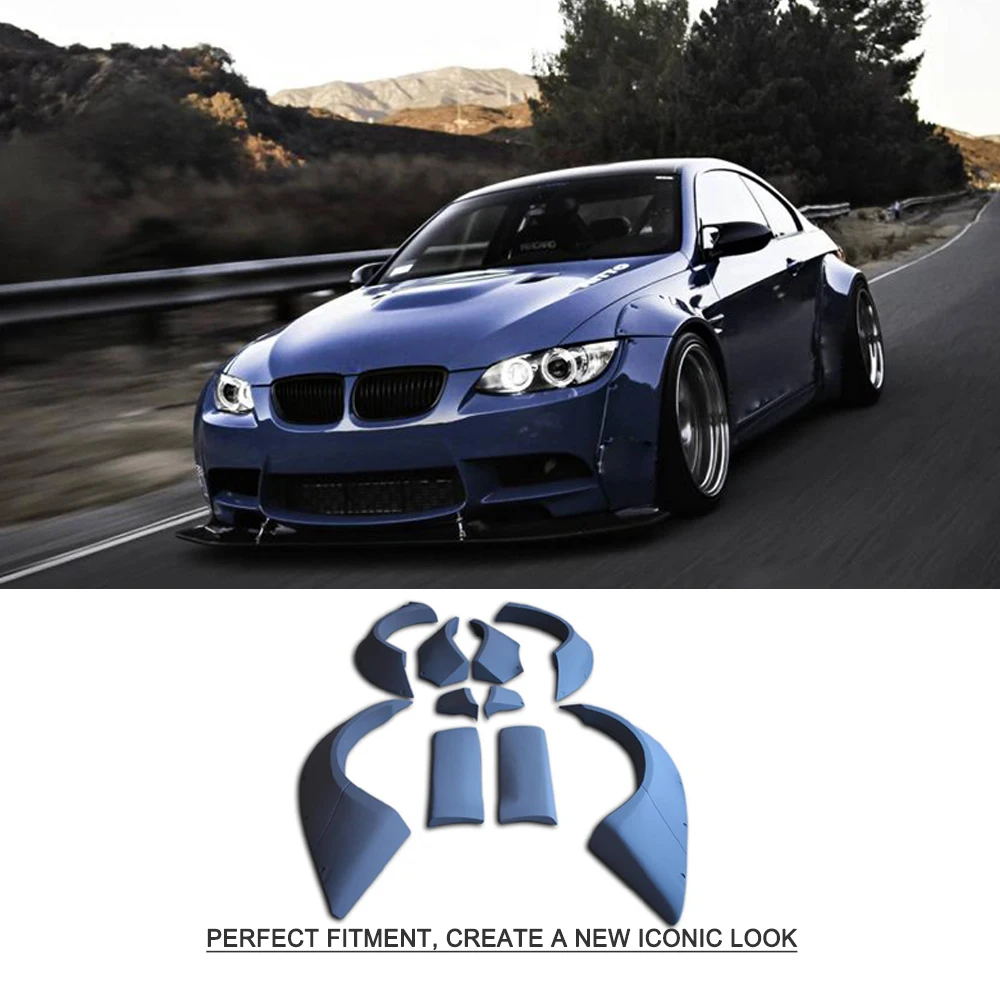 10 шт./компл. большие Чехлы для крыльев BMW E92 M3 2008 2012|for bmw|fender flare wheelfender flares |