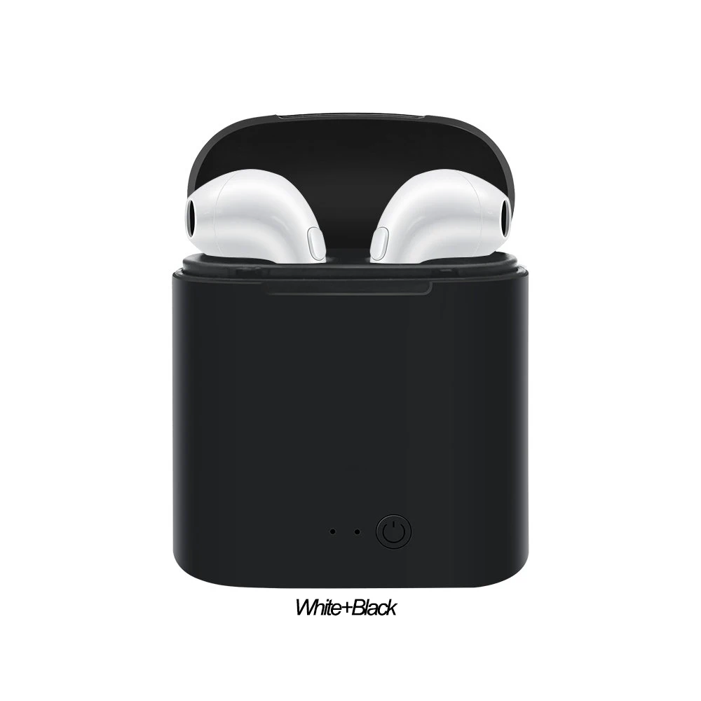 I7s Tws мини беспроводные Bluetooth 5,0 наушники-вкладыши стерео наушники спортивные гарнитура с микрофоном бинауральные звонки для Xiaomi Iphone - Цвет: White-Black