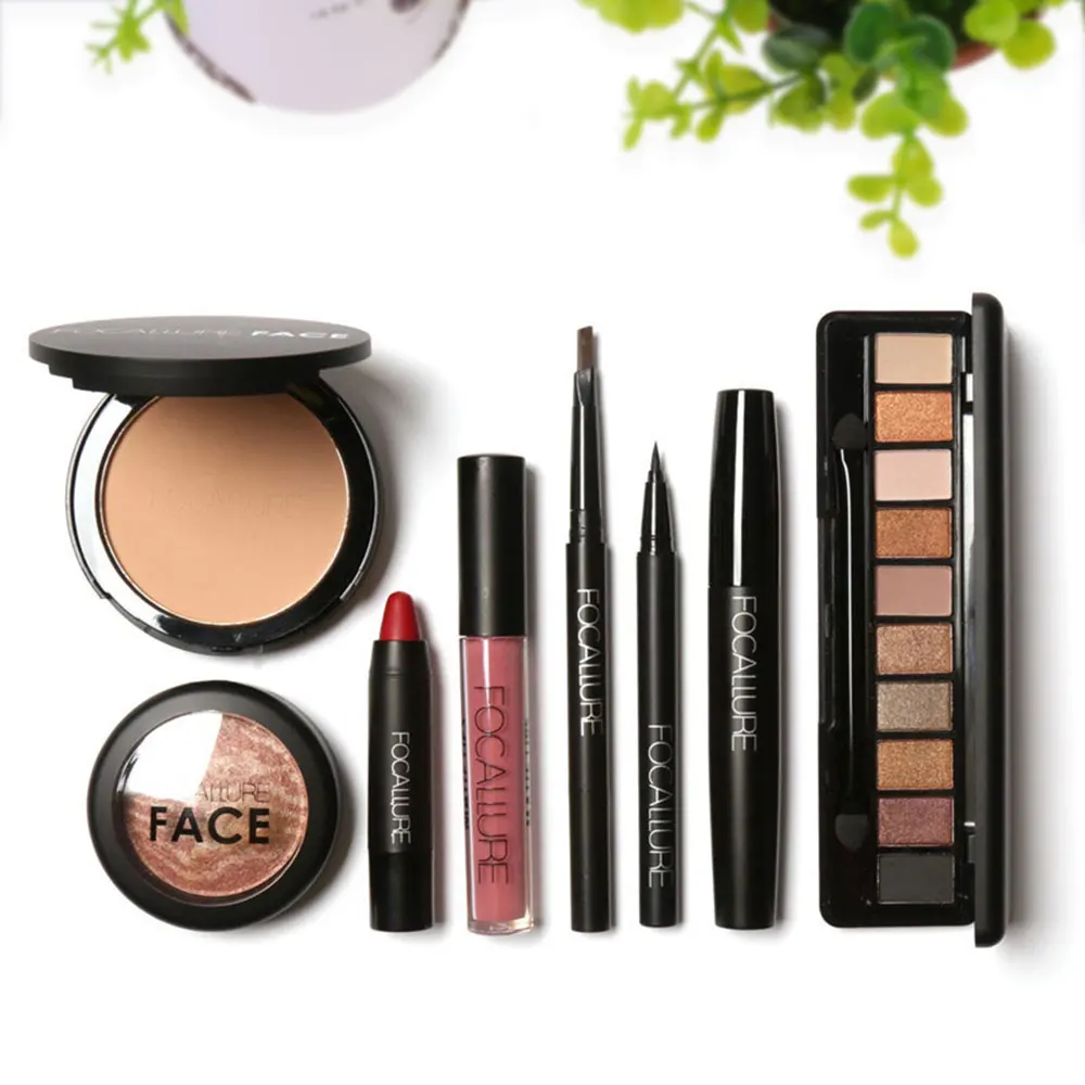 

8Pcs/Set Makeup Set Kits Blusher Eyeliner Mascara Women Lady Beauty