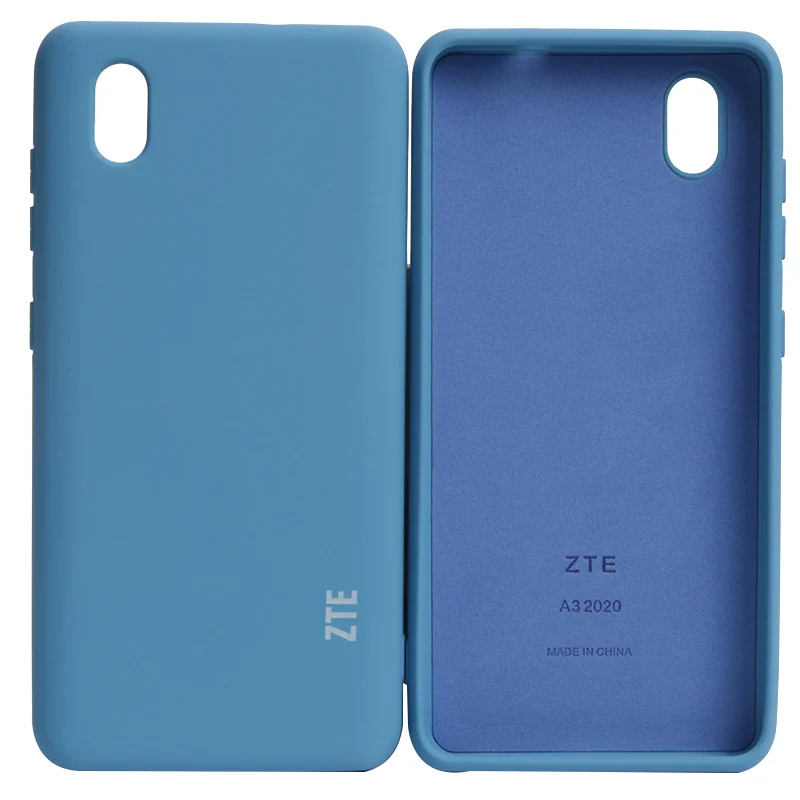 ZTE A3 2020 Case zte Blade a3 2020 Liquid Silicone case Silky Soft-Touch Protective Back Cover Anti-knock cell phone pouch with strap Cases & Covers