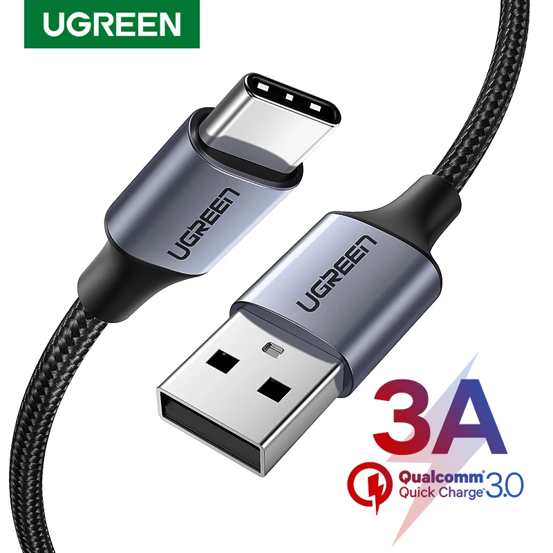 Ugreen usb type C кабель для samsung S10 S9 3A Быстрая зарядка usb type C кабель для передачи данных для Redmi note 8 pro USB C кабель|cable for|cable for samsungcable for samsung galaxy - AliExpress