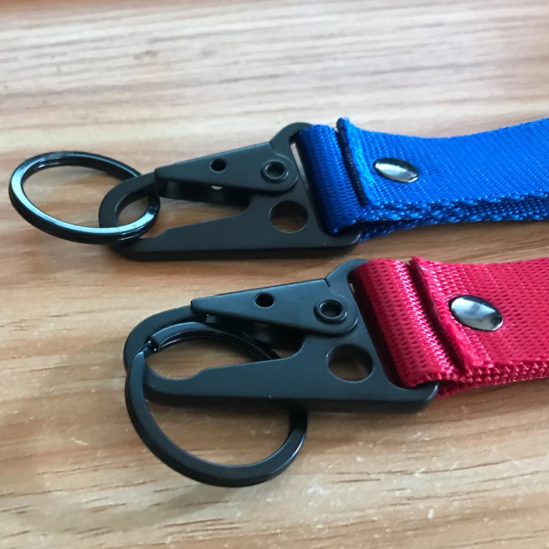 Материал автомобильного ремня безопасности нейлоновая ткань брелок с вышивкой