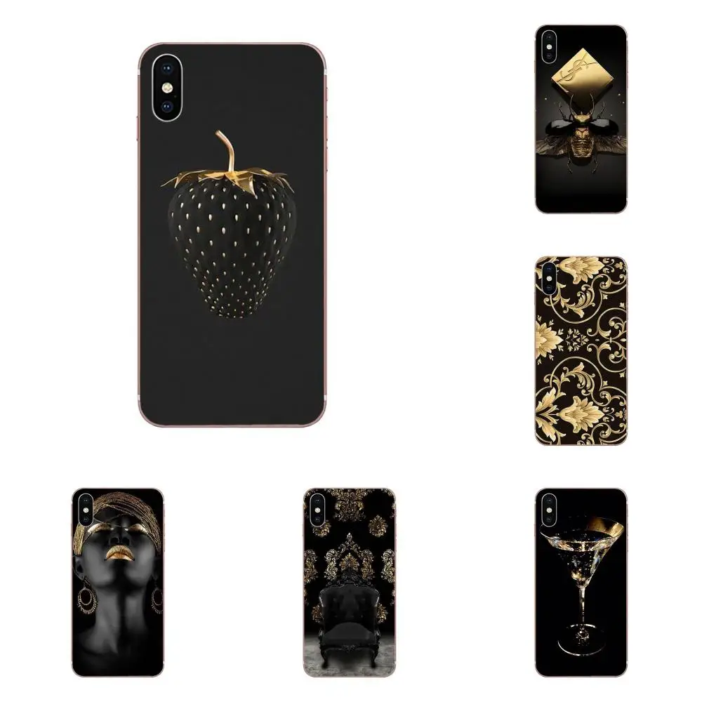 

Soft Coque Case For Huawei P7 P8 P9 P10 P20 P30 Lite Mini Plus Pro Y9 Prime P Smart Z 2018 2019 Luxury Gold And Black