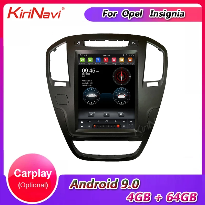 KiriNavi 10 4 &quotAndroid 9 0 для Opel Insignia Buick Regal Car Radio Automotivo автомобильный мультимедийный