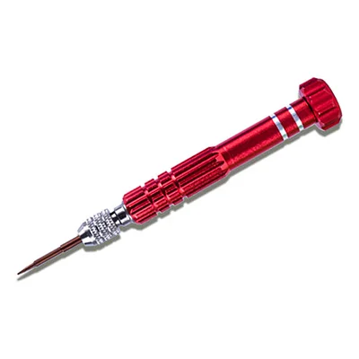 5 In 1 Screwdriver Set Mini Portable Slotted Phillips Hex Pozidriv Screwdriver Glasses Camera Computer Watch Phone Repair Tools Red