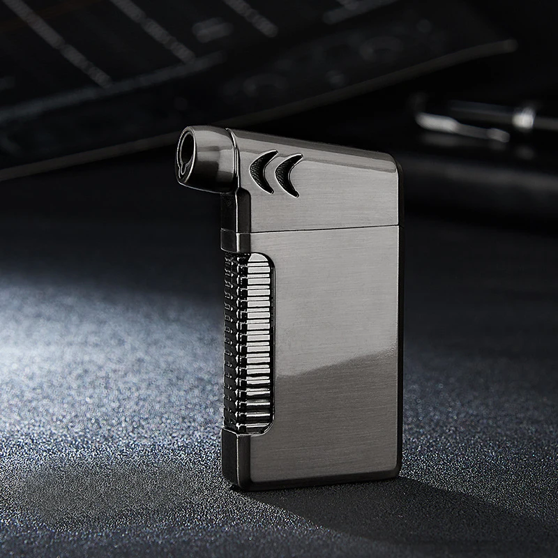 Новинка струйная металлическая зажигалка с распылителем ультратонкая турбо