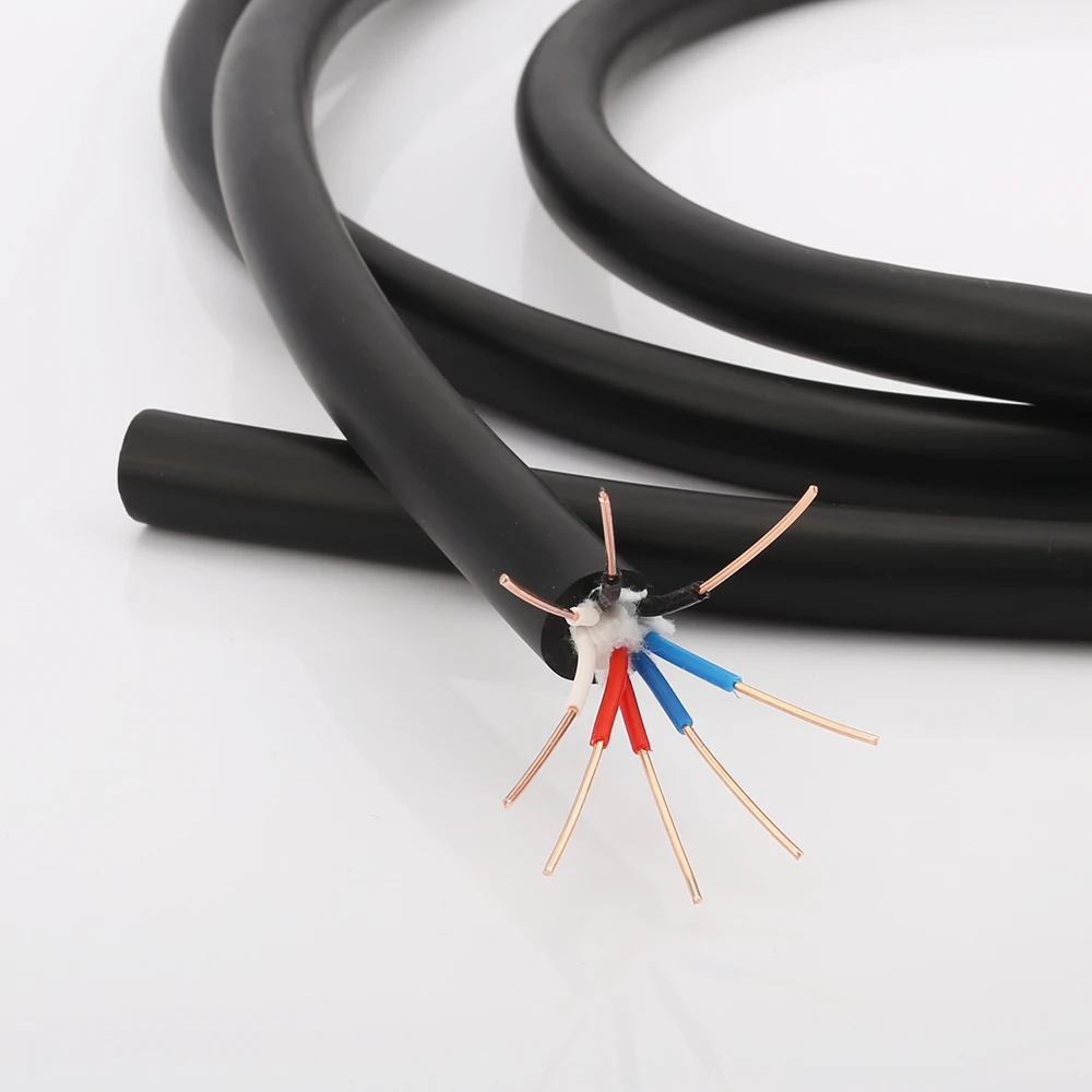 Per Piece Audiocrast AS0801 Solid OFC Pure Copper Speaker cable 8 Core OFC bulk spaker cable