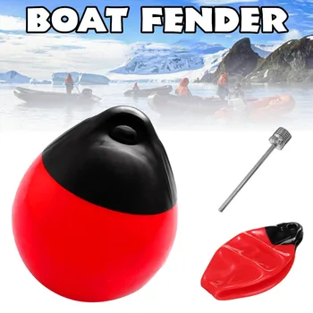 

4 Size Protected Inflatable Boat Fenders Suitable For Small Boats Useful Buffers PVC Anti-collision Ball Mounted Horizontally