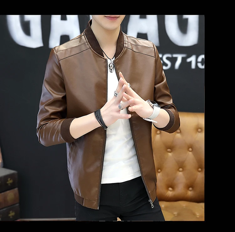 Mens PU Jackets Outwear Leather Hooded Biker Coat Men Cool Motorcycle Jacket Male Winter Autumn Jaquetas De Motocicleta 4XL