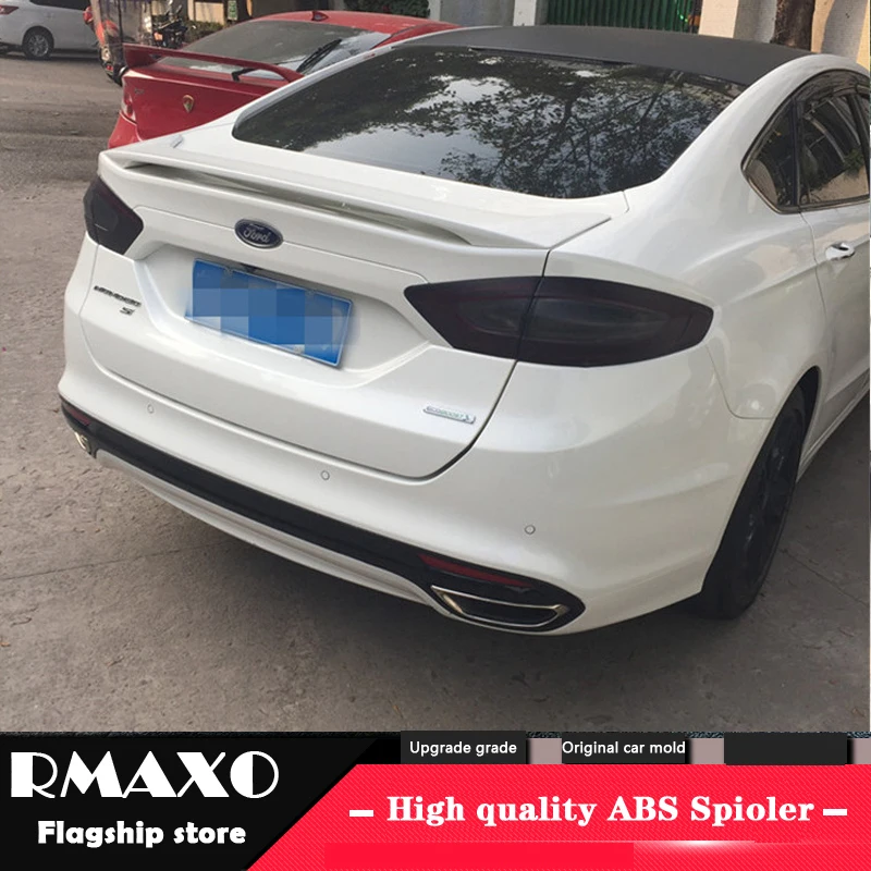 Для Ford Mondeo спойлер 2013-2016 высокое качество абс материал заднее крыло автомобиля