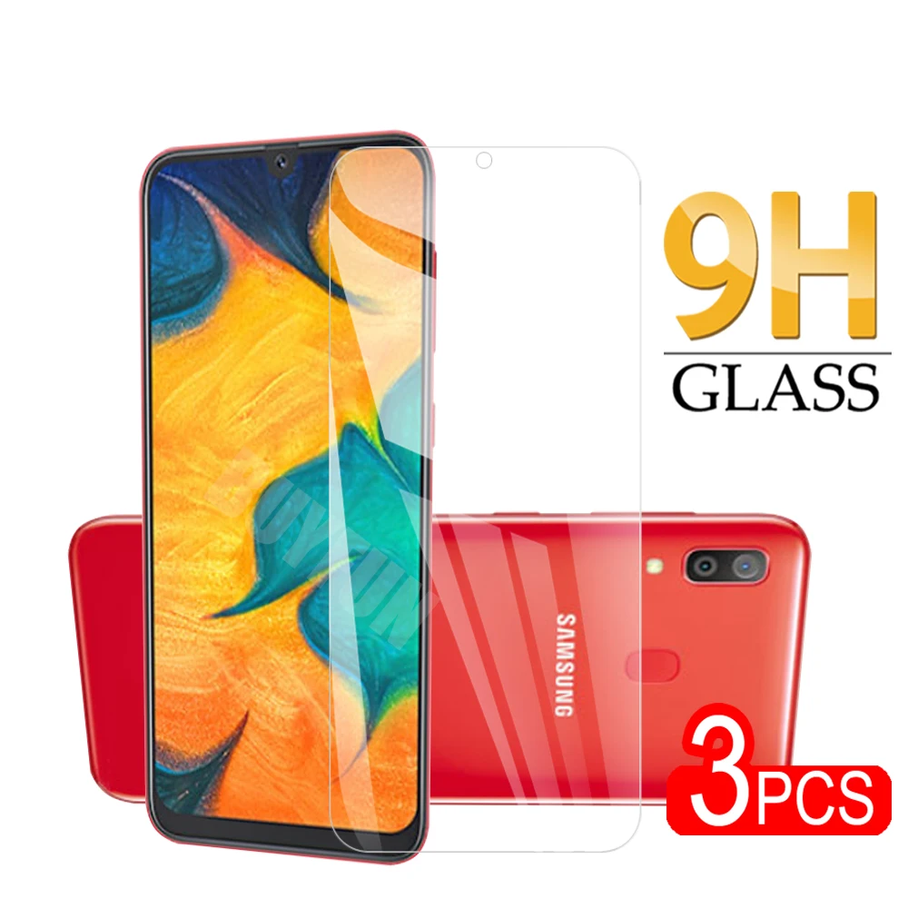 3 шт прозрачное стекло для Samsung Galaxy A20 A20s Защита экрана core Премиум Закаленное |