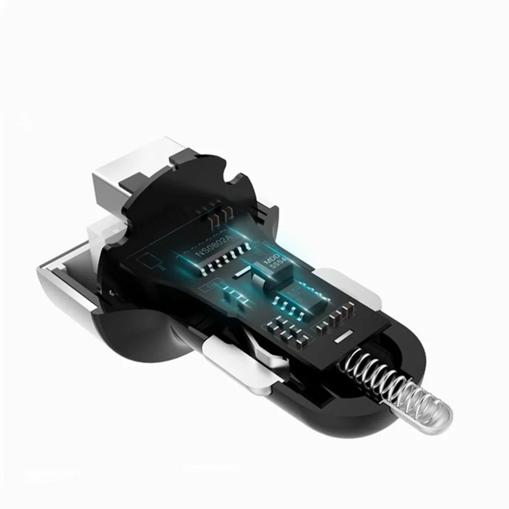 Двойной Переходник USB для зарядки в машине 3.1A цифровой светодиодный дисплей напряжения/тока Автомобильное металлическое зарядное устройство для смартфона/планшета#8