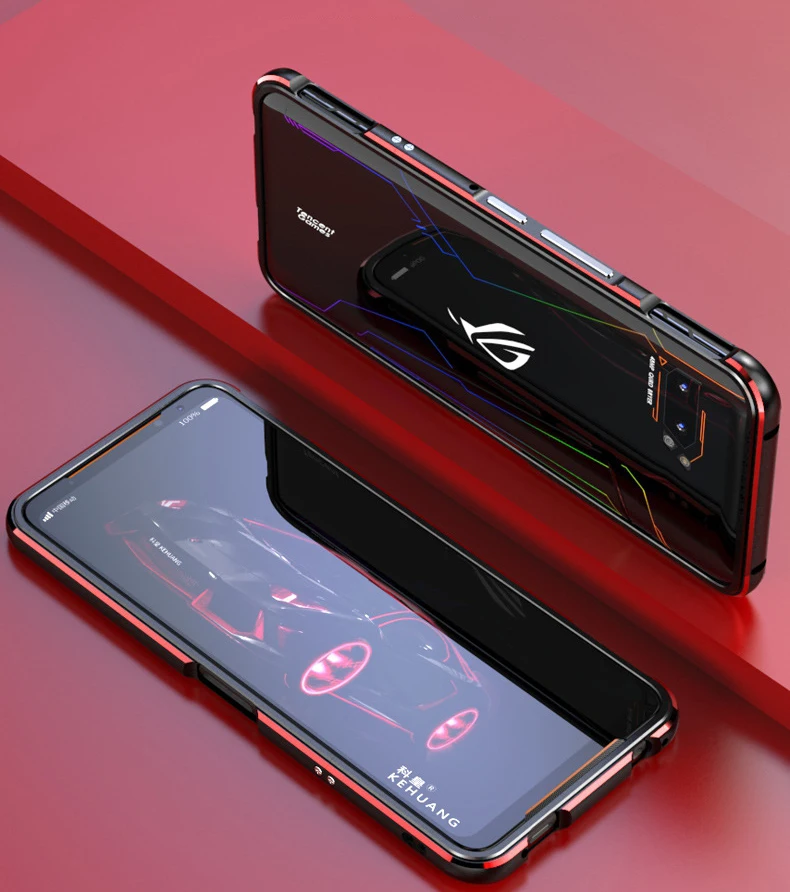 Роскошный ультра тонкий алюминиевый металлический бампер чехол для Asus ROG Phone II ZS660KL противоударный жесткий защитный чехол для телефона