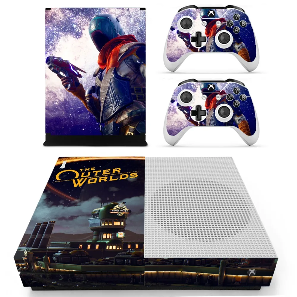Внешний мир наклейка для Xbox One S консоль и контроллеры для Xbox One тонкая игра Кожа Наклейка s винил