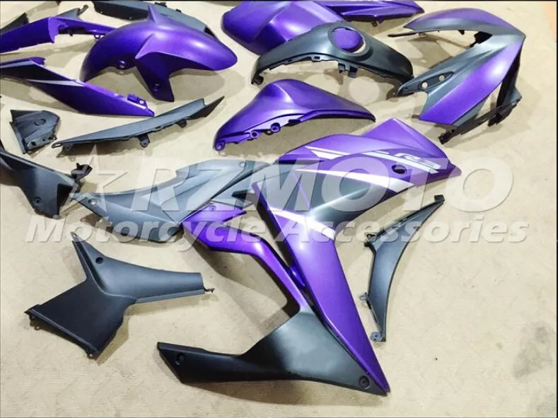 4 подарки ABS литьевая форма мотоцикл Обтекатели подходит для YAMAHA R3 R25- 15-19 обтекатель кузова набор фиолетовый черный Прохладный