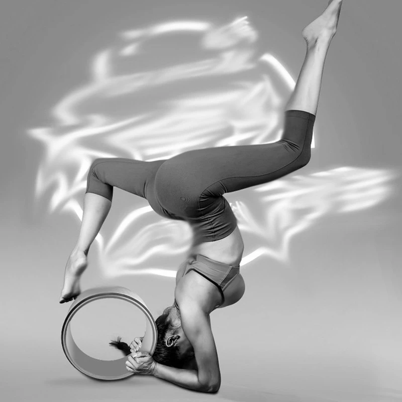 New Sale Yoga Wheel, Yoga Project Wheel for Stretching and Increased Flexibility, Relieves Back Pain, Improves Yoga Posture