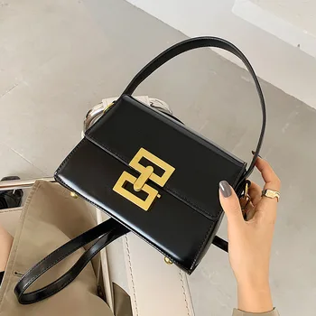 

Small Flap Handbags Solid PU Leather Shoulder Cross body Bags for Women 2020 New Trend Large Capacity Fashion Branded Hand Bag