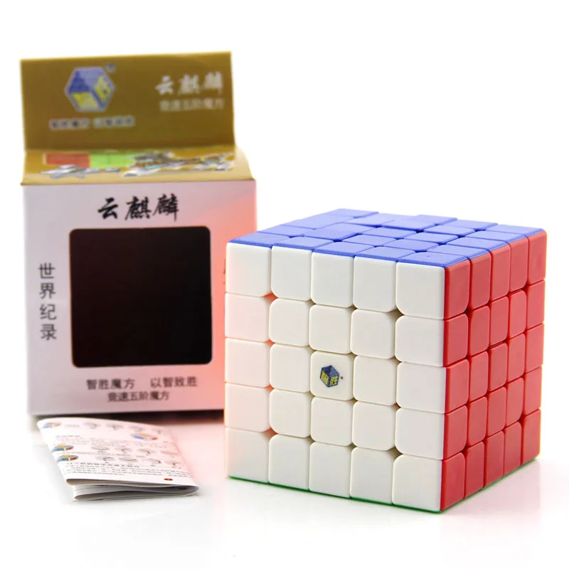 YuXin Cloud Kylin 5x5x5 волшебный куб чжишэн Единорог 5x5 Скорость твисти головоломки Развивающие игрушки для детей