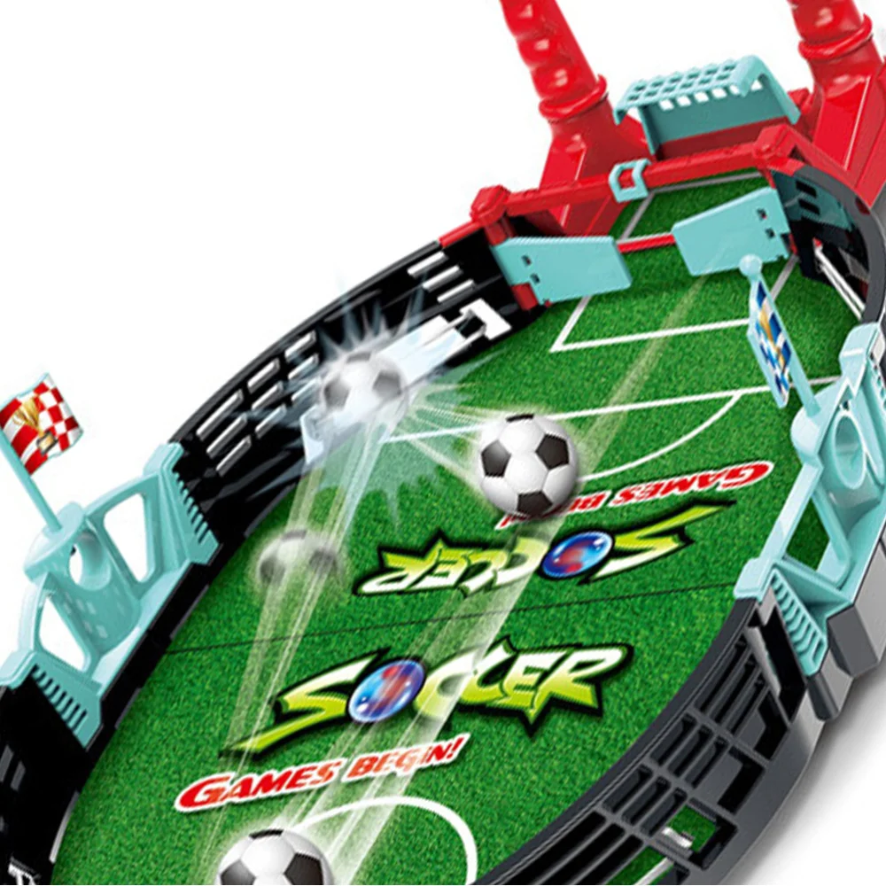 1PC Mini Football Console Toy Divertente doppio giocatore Campo da calcio 