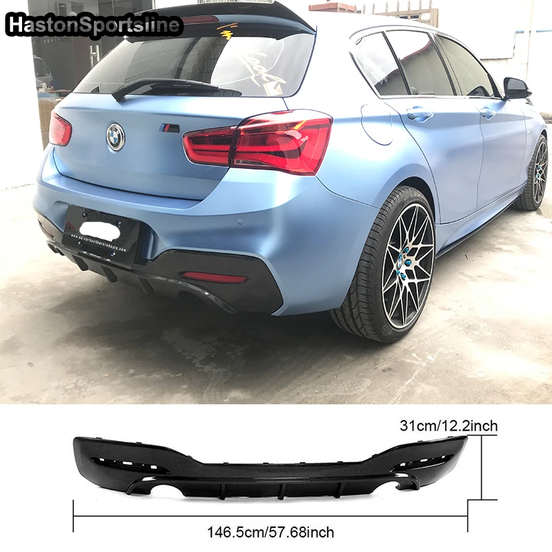 F20 M135i M140i 120i комплект задней части кузова из углеродного волокна бампер диффузор для губ BMW F20 M Sport- автомобильный Стайлинг