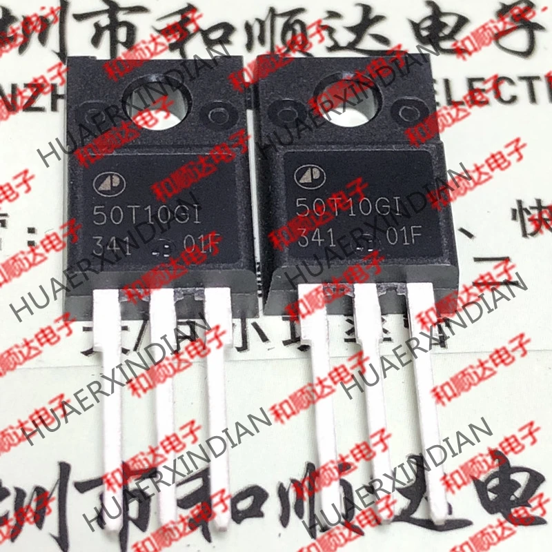 10 шт./лот и 50T10GI AP50T10GI-HF TO-220F 100V 21.8A