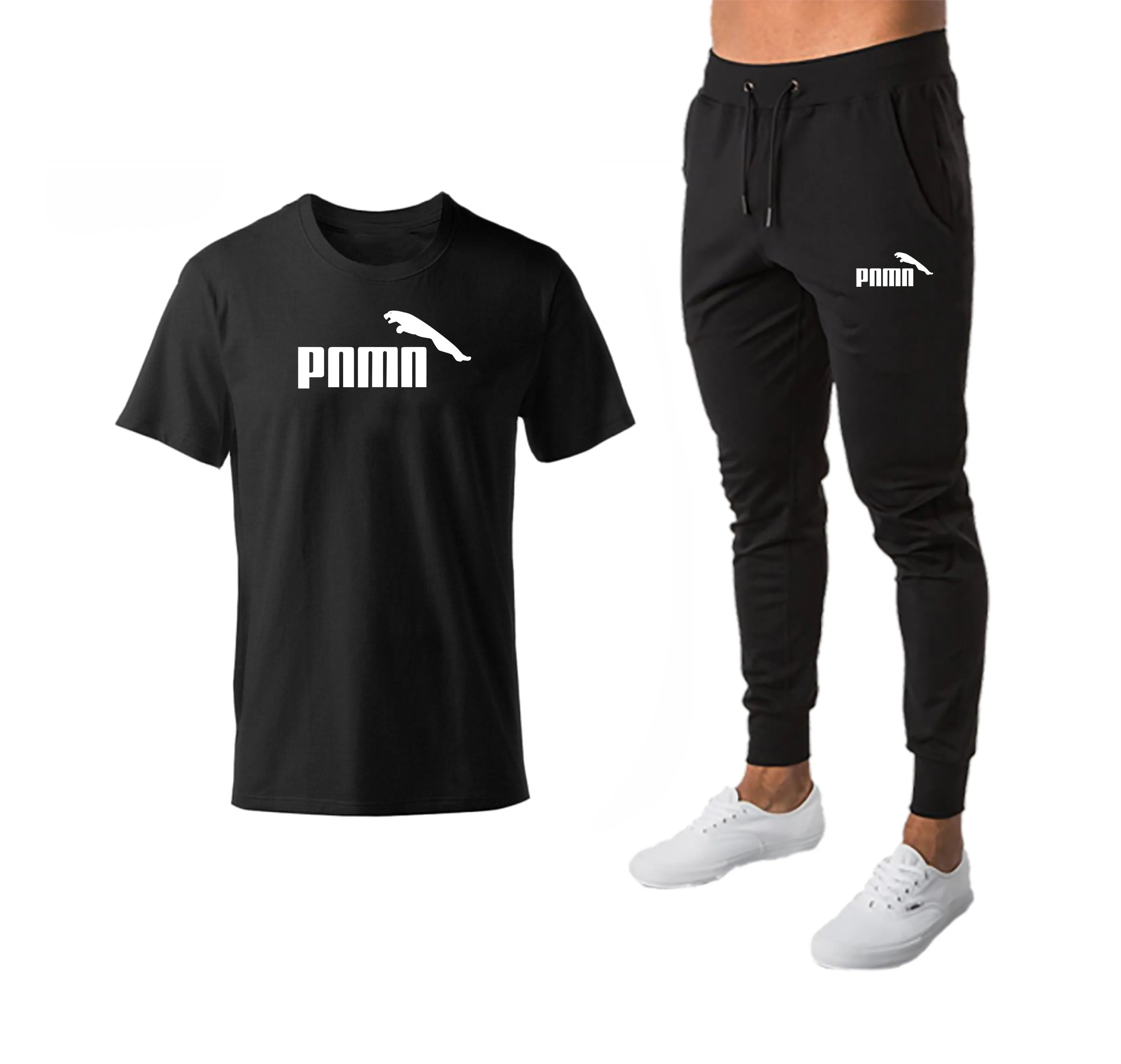 

Fashion men tracksuit set men clothing fitness sweatshirt sweat suits t shirt+pant men two piece set male trainingspak M-XXL