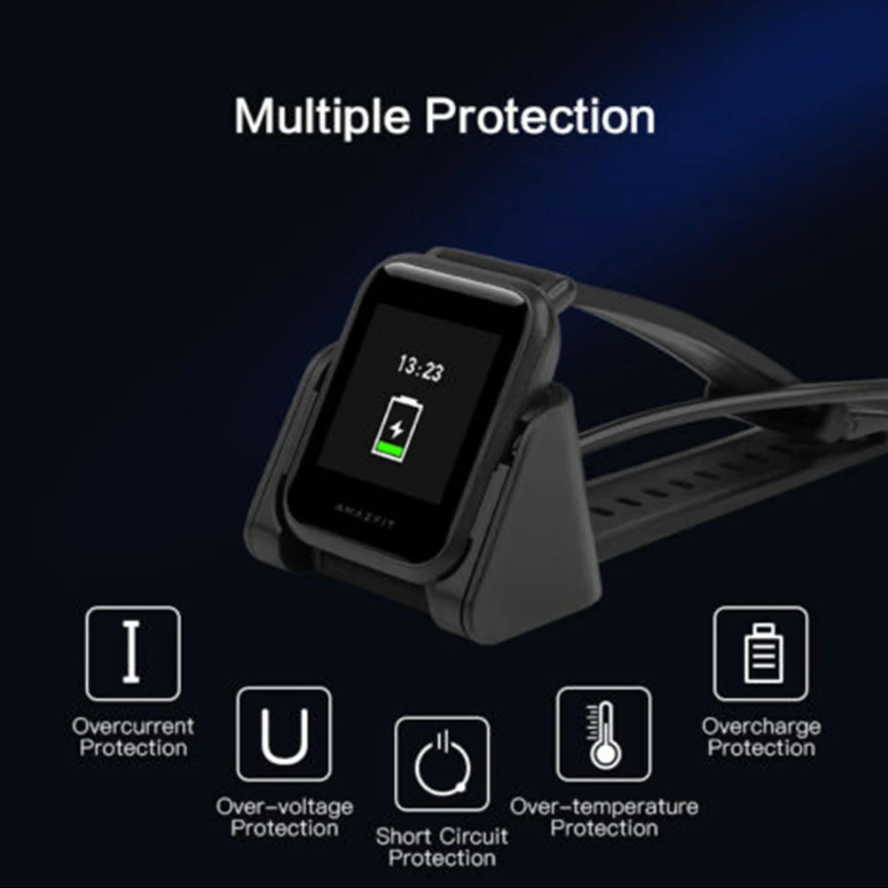 Replacement Travel Safe Portable Home Smart Watch Multifunction Cable Charging Dock Durable Fast Charger For Huami Amazfit Bip