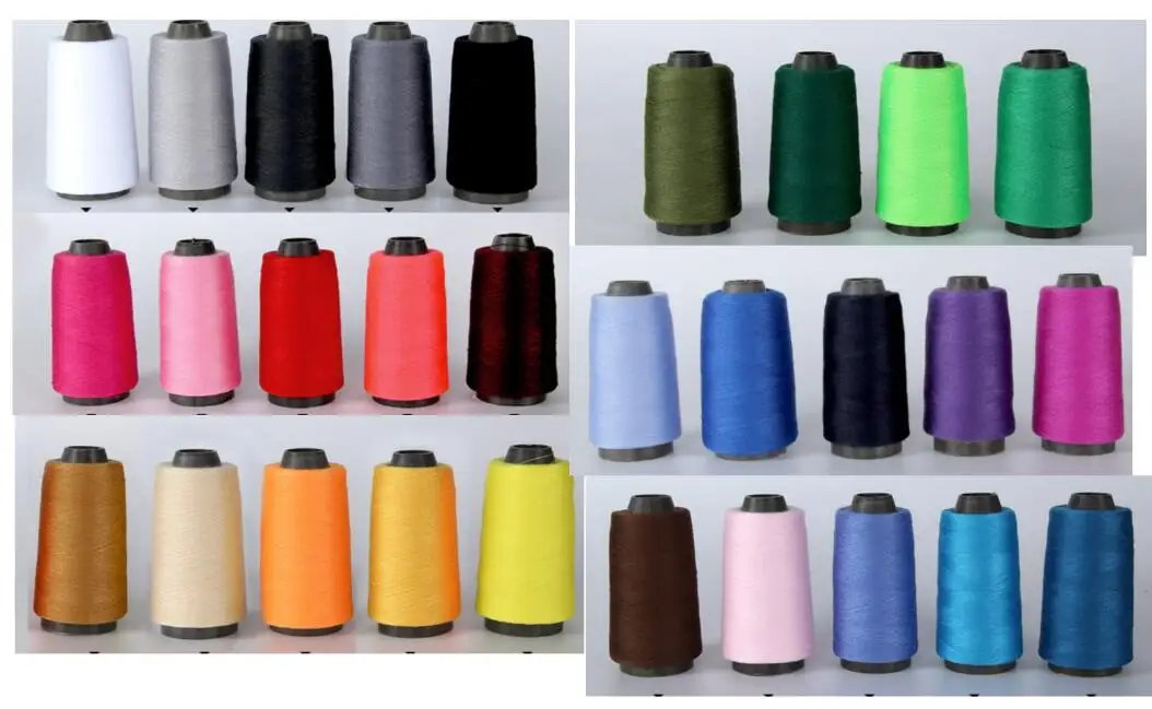 1500 ярдов высокоскоростная швейная нить полиэфирная тип ручной линии 402-нить для