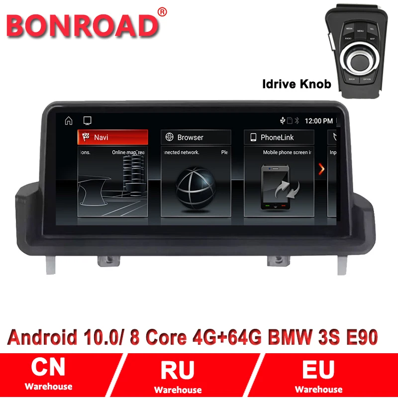 Bonroad 10 25 &quotAndroid 0 8Core Ram4G Rom128G автомобильное радио GPS для BMW E60/ E90/E91/E92/E93 2005 2012 2