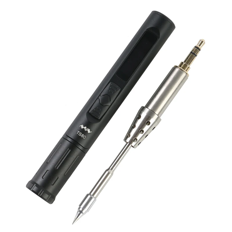  New type TS 80 Portable MINI Smart Programable OLED Digital Adjustable Electric Soldering Iron Sold - 32907904575