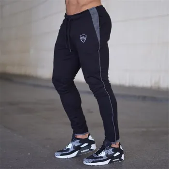 

New Outdoor Jogging Pants Men Cotton Sport Pants Men Rashgard Running Pants Striped Sport Trousers Fitness Sportswear Tights
