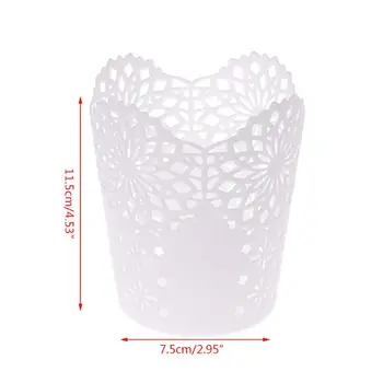 

Hollow Flower Brush Storage Pen Pencil Pot Holder Container Desk Organizer Gift