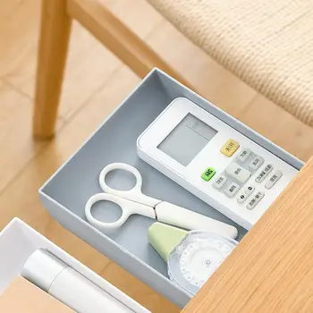 

Hidden Under Table Organizer Pen Stationery Storage Box Drawer Pencil Holder