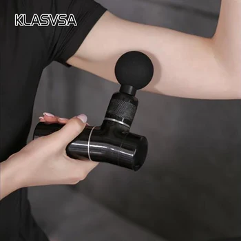 

KLASVSA Mini Massage Gun Electric Muscle Relax Massager Fitness Equipment Massage Relaxation