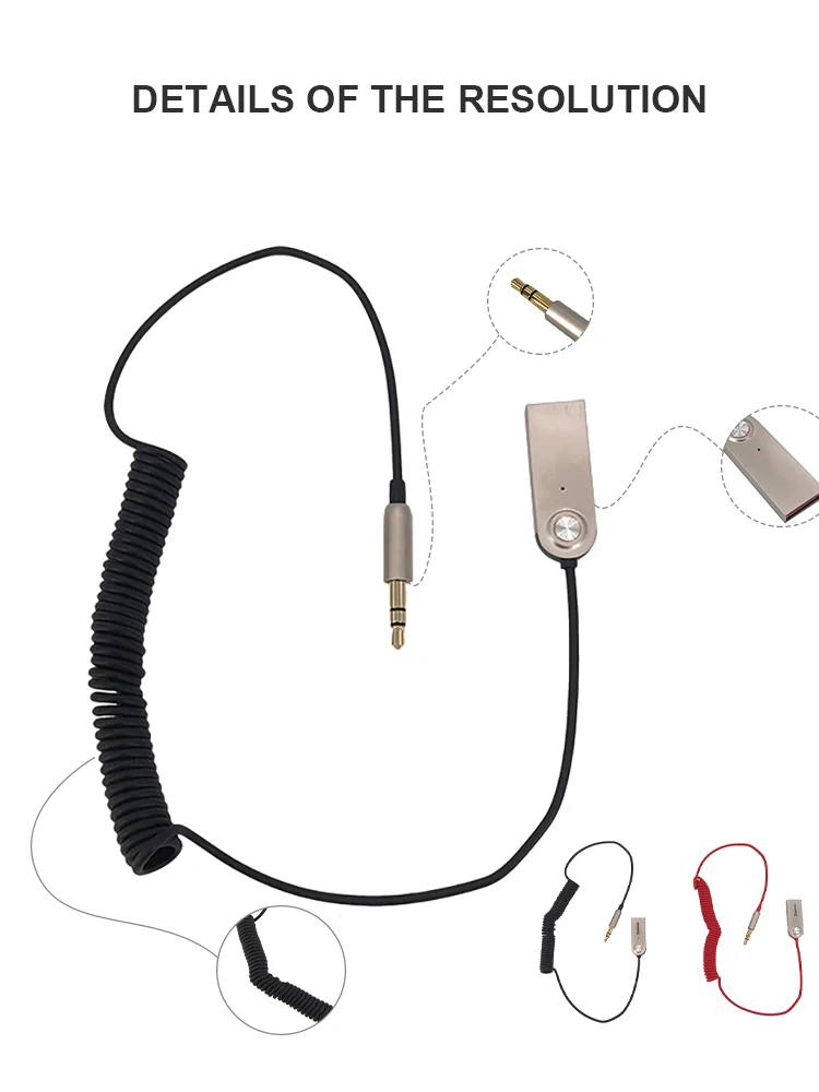 Bluetooth адаптер кабель программный ключ для автомобиля 3 5 мм разъем Aux 0 4 2 приемник