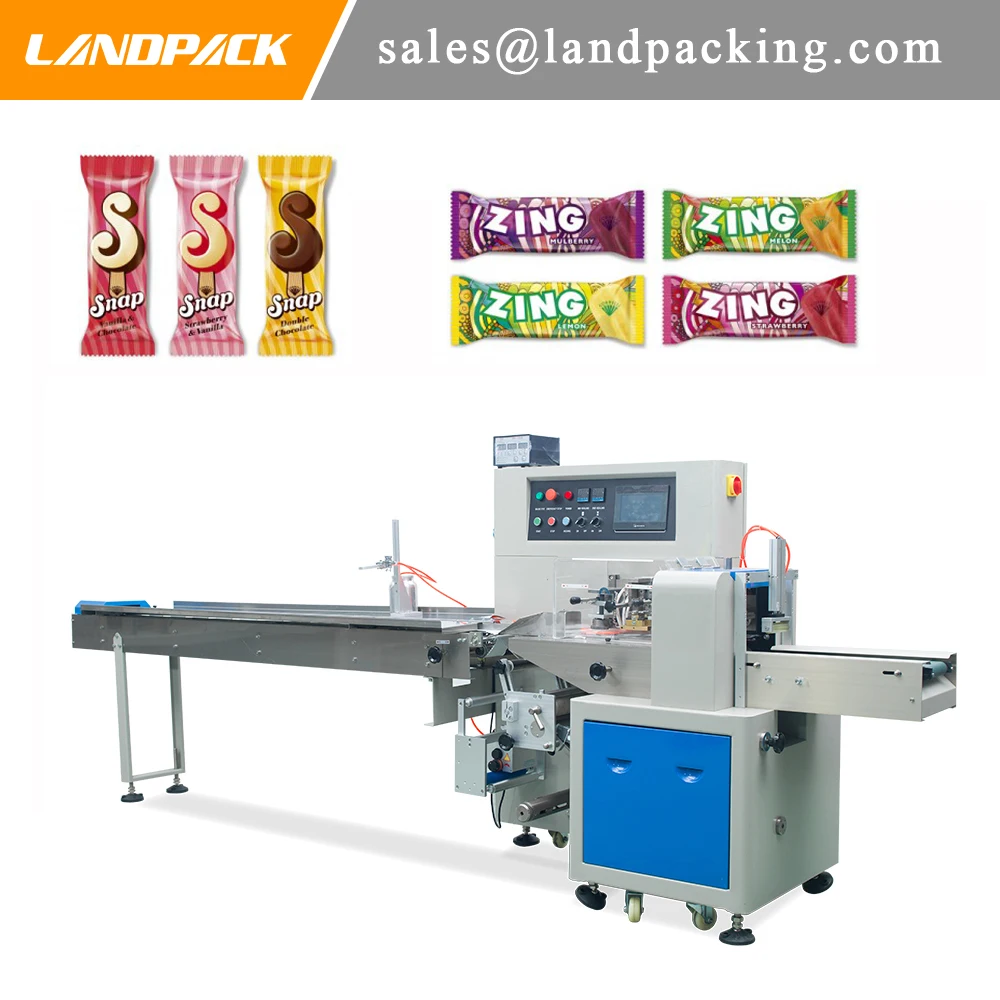 

Popsicle Ice Cream Pillow Type Flow Packaging Machine