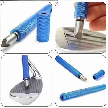 

1 Pc 4 Color Golf Wedge Stainless Steel Groove Sharpener Golf Clearning Tools Square Golf Groove Cutter Tool Golf Accessories