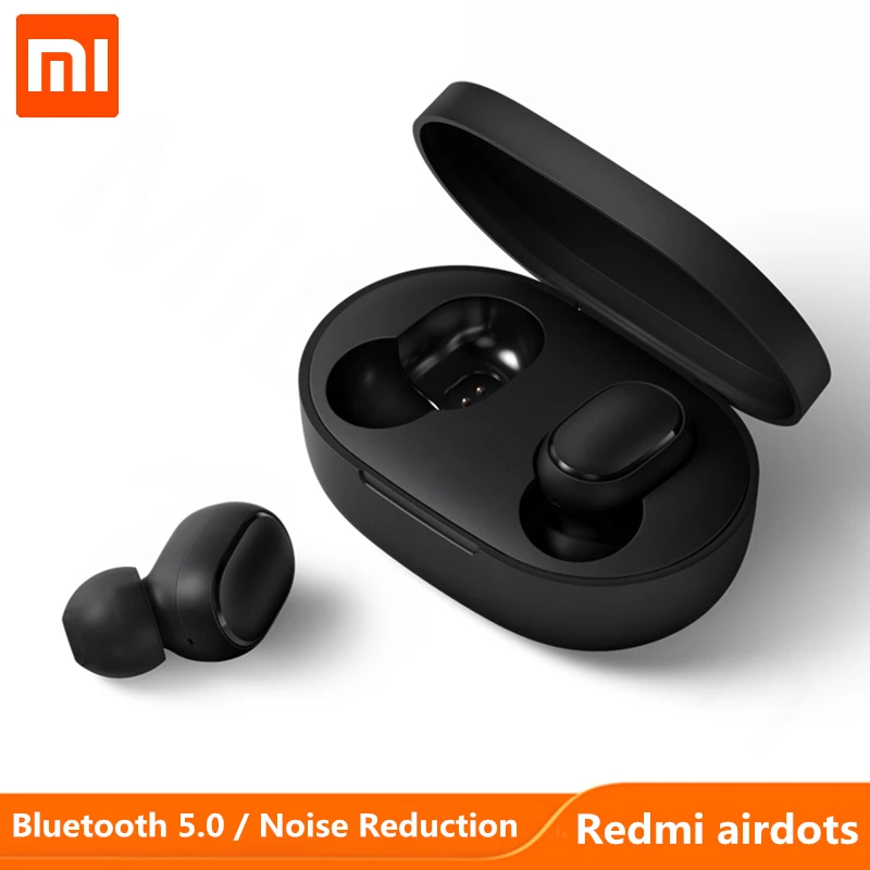 Оригинальные беспроводные Bluetooth наушники Xiaomi Redmi Airdots, Bluetooth 5,0 с микрофоном, голосовое управление