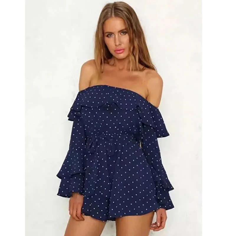 

19 Spring And Summer New Style Dress Occident Fashion Dotted Print News WOMEN'S Dress Long & Short Skirt