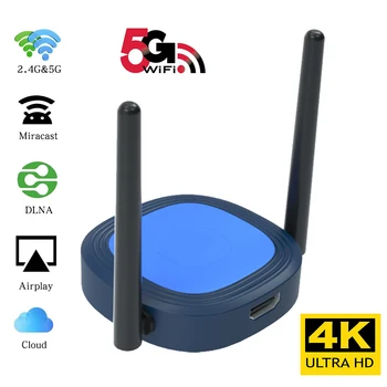 

4K 5G Wireless WiFi Display Dongle TV Stick HDMI Mirror Miracast Airplay DLNA Receiver Adapter For Iphone Android Phone Tablet