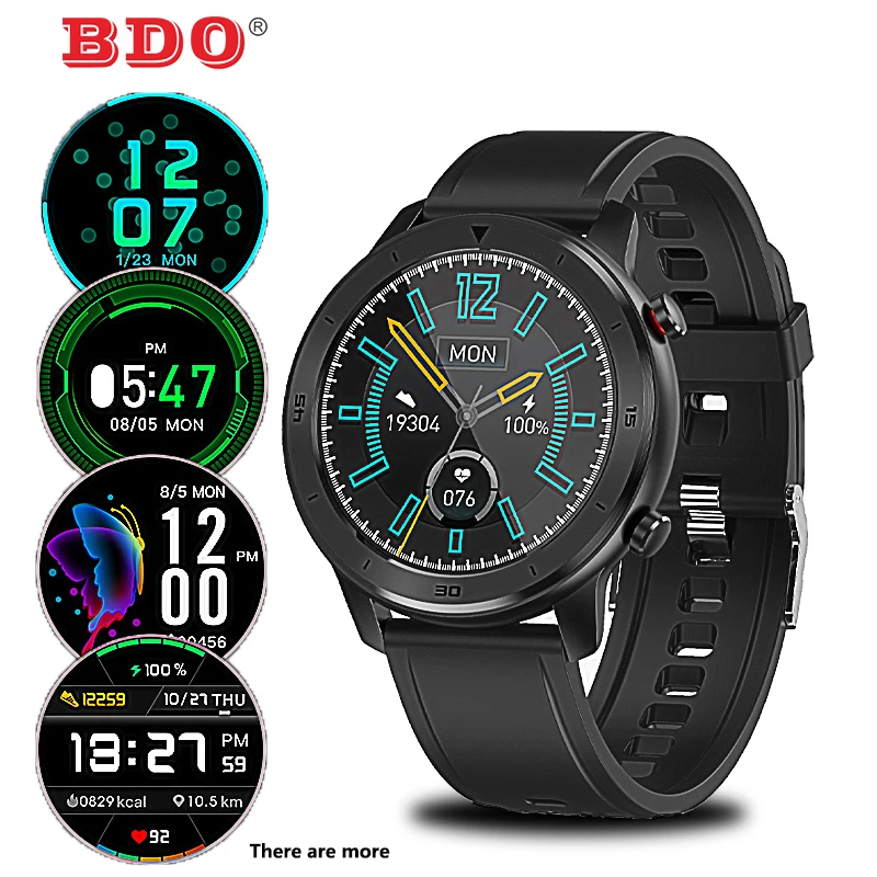 Смарт-часы BDO DT78, электронные беспроводные устройства для мужчин и женщин, фитнес-трекер, пульсометр, Смарт-часы, умные часы